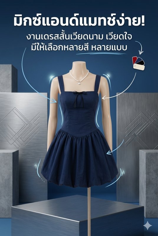 เดรสเวียดนามงานป้าย