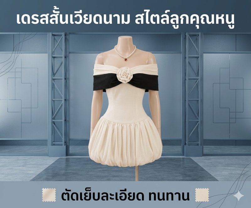 เดรสเวียดนามงานป้าย